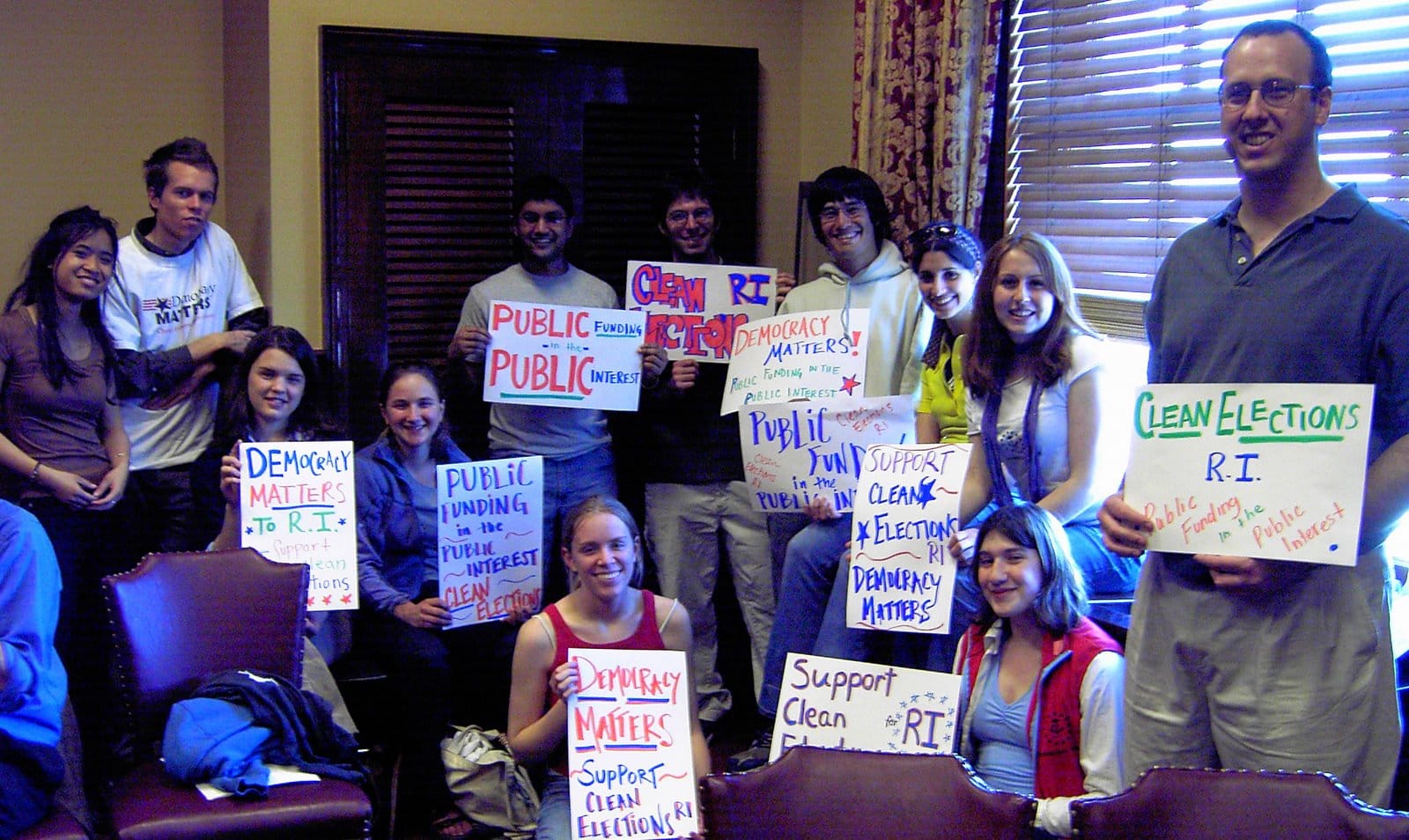 Brown Students at Hearing